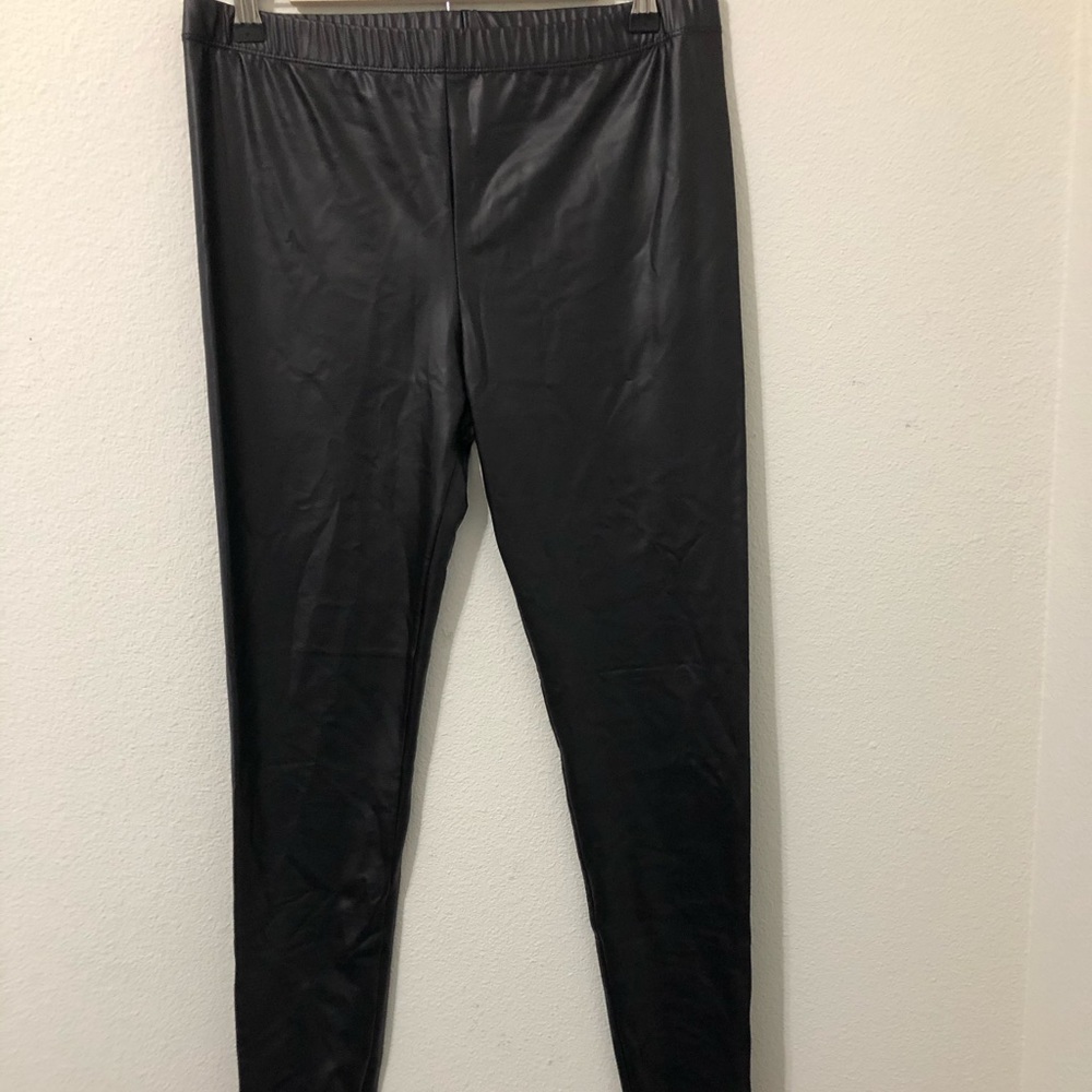 Pleather leggings